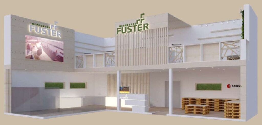 Repuestos Fuster, stand feria