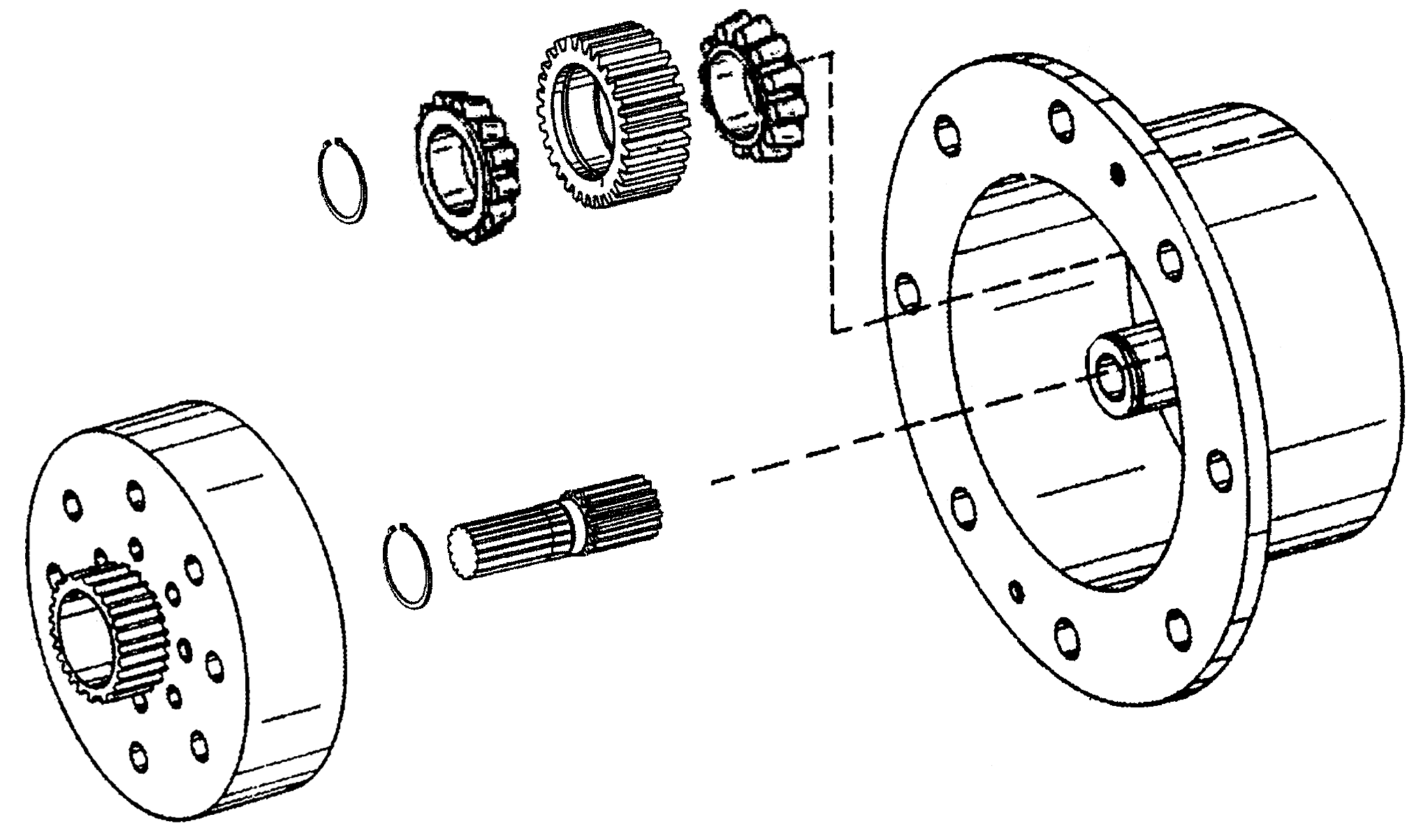 Planetary drive ring gear ZF 4472307008 | Repuestos Fuster