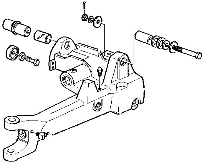 Barra De Dirección Para John Deere AM124359 2048 2348 2554