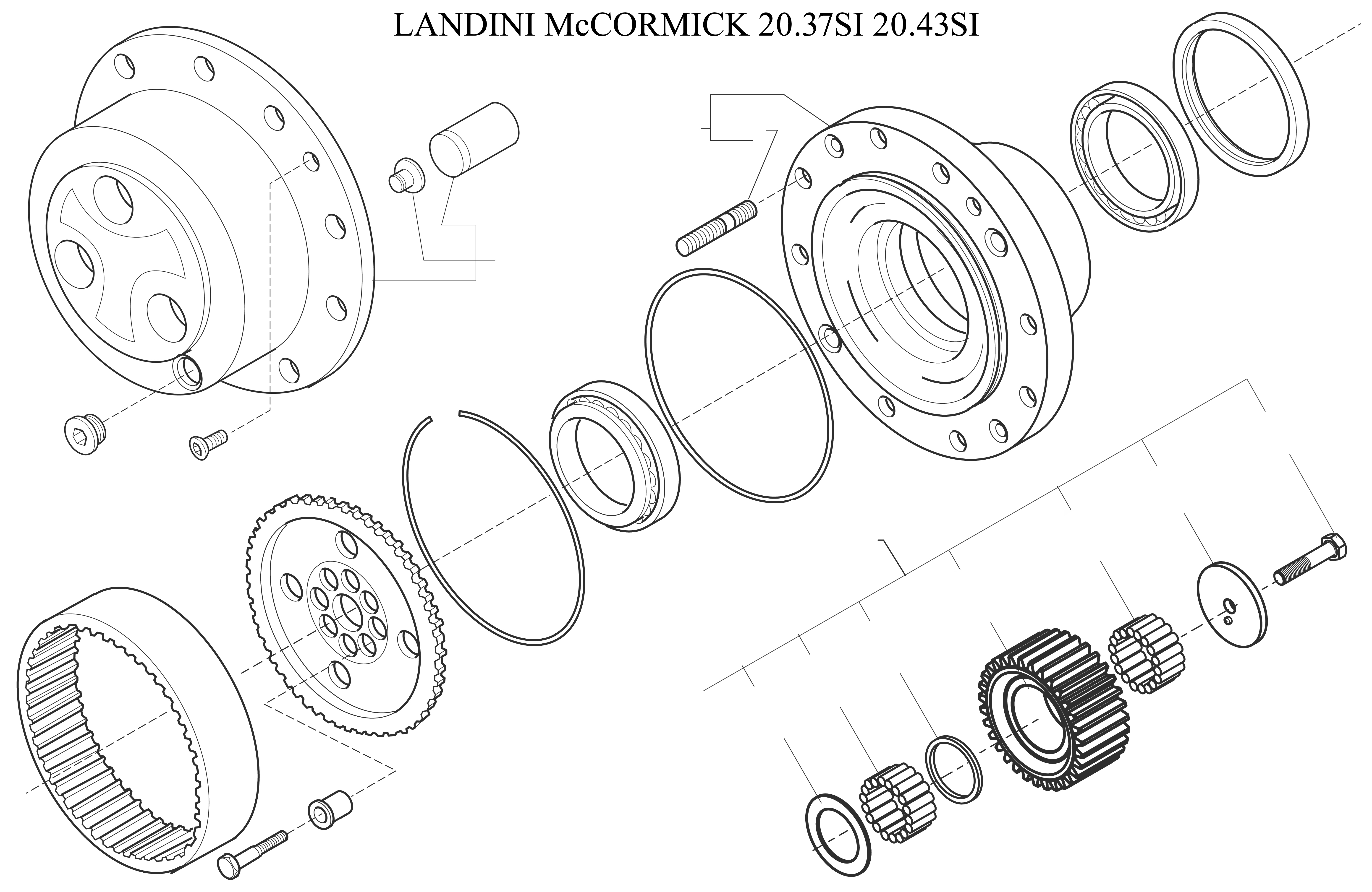 Crown gear Z77 175976A1 3688500M1 | Repuestos Fuster