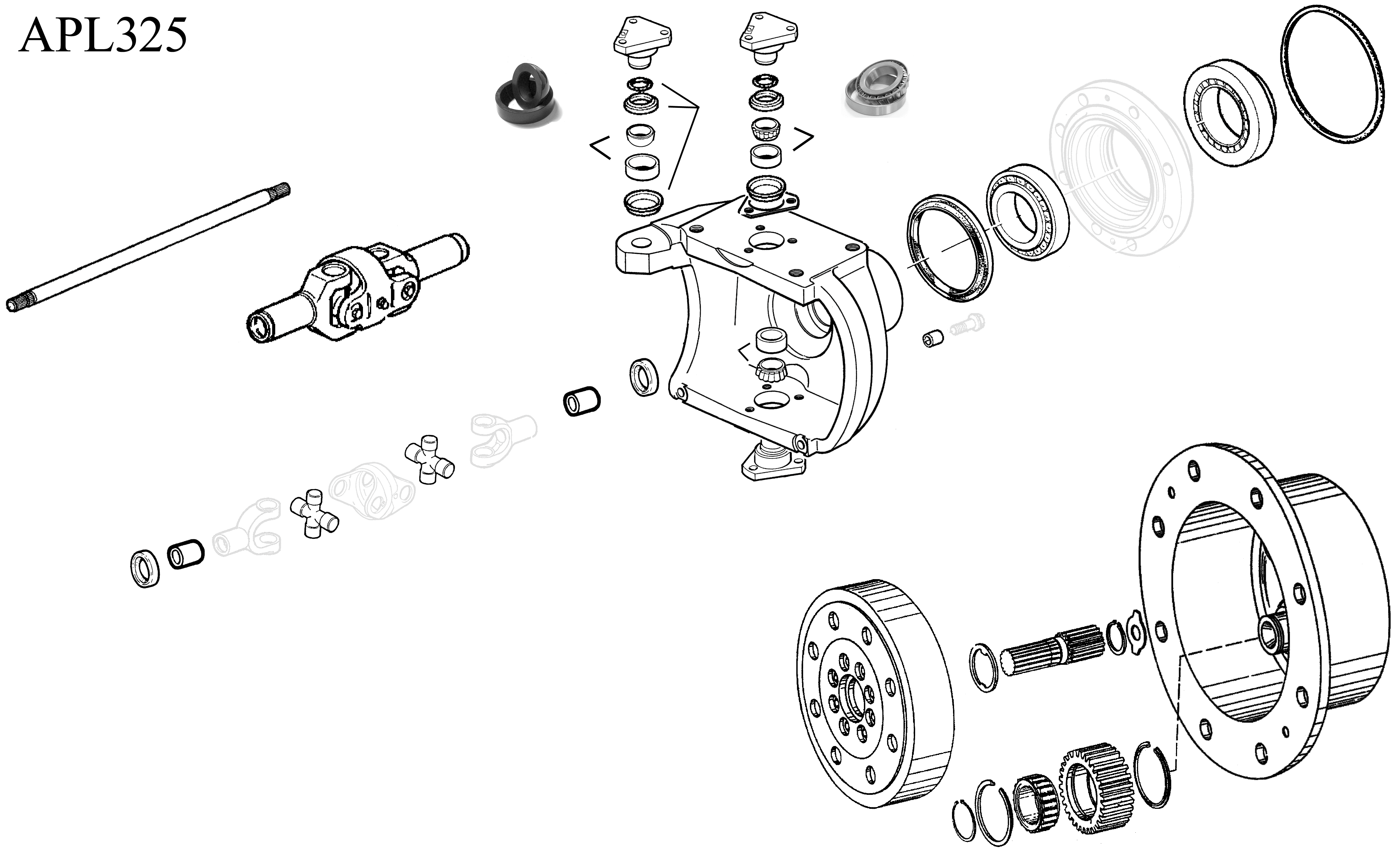 Front wheel drive snap ring ZF 0750101027 | Repuestos Fuster