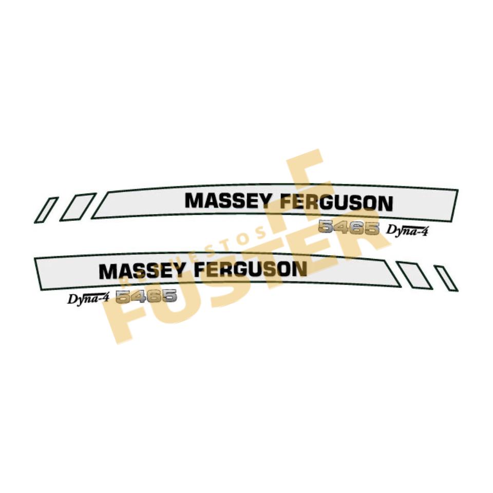 Decal and emblem masseyferguson decalset Repuestos Fuster