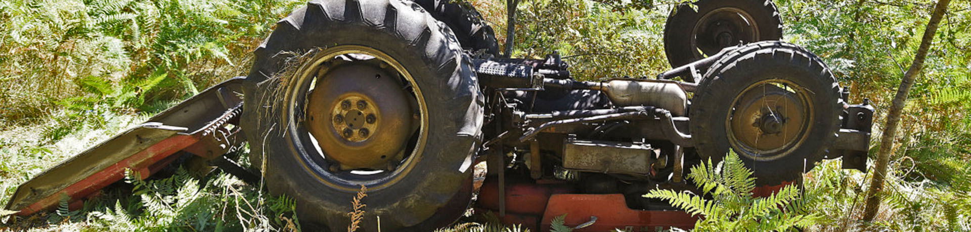 vuelco del tractor