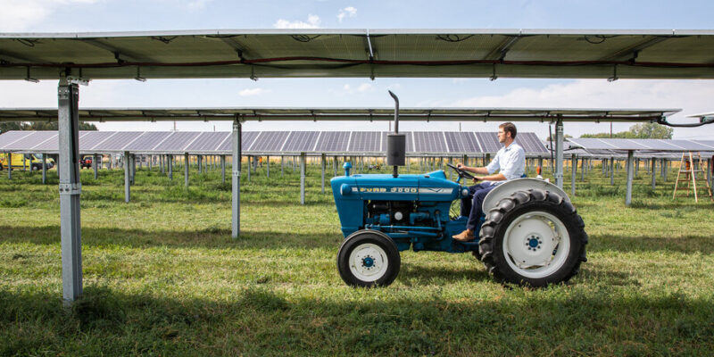 Tractor eléctrico solar